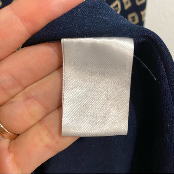 THML Navy Embroidered Faye Sleeveless Racerback  Mini Shift Dress Sz XXL - Picture 6 of 12